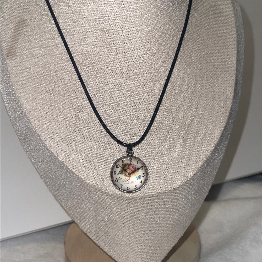 Pendant Necklace with Black Cord - Picture 1 of 4